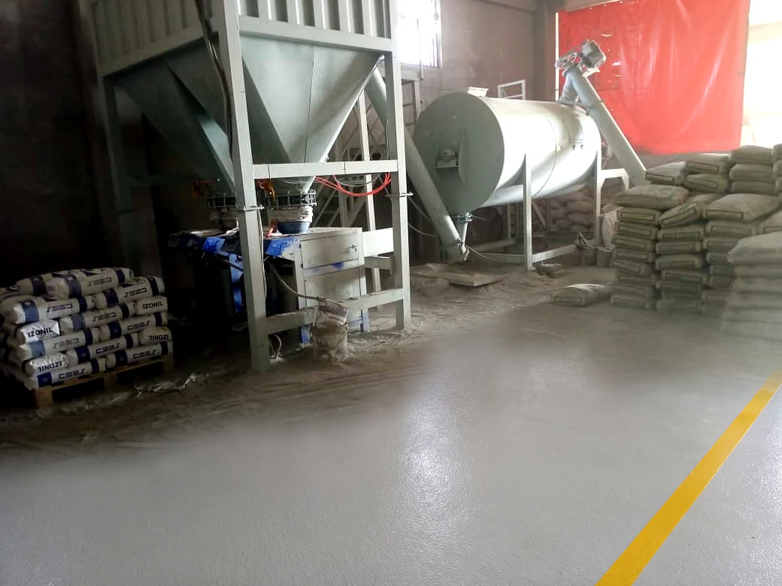 Mixing and production equipment at the SEED Chemicals Rawat facility.